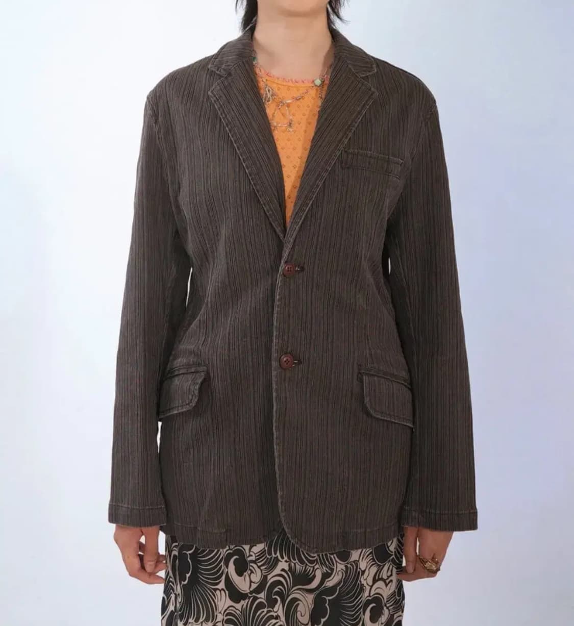 빈티지 오리엔탈 모리걸 하프자켓 블레이저 아우터 코트 상품이미지1