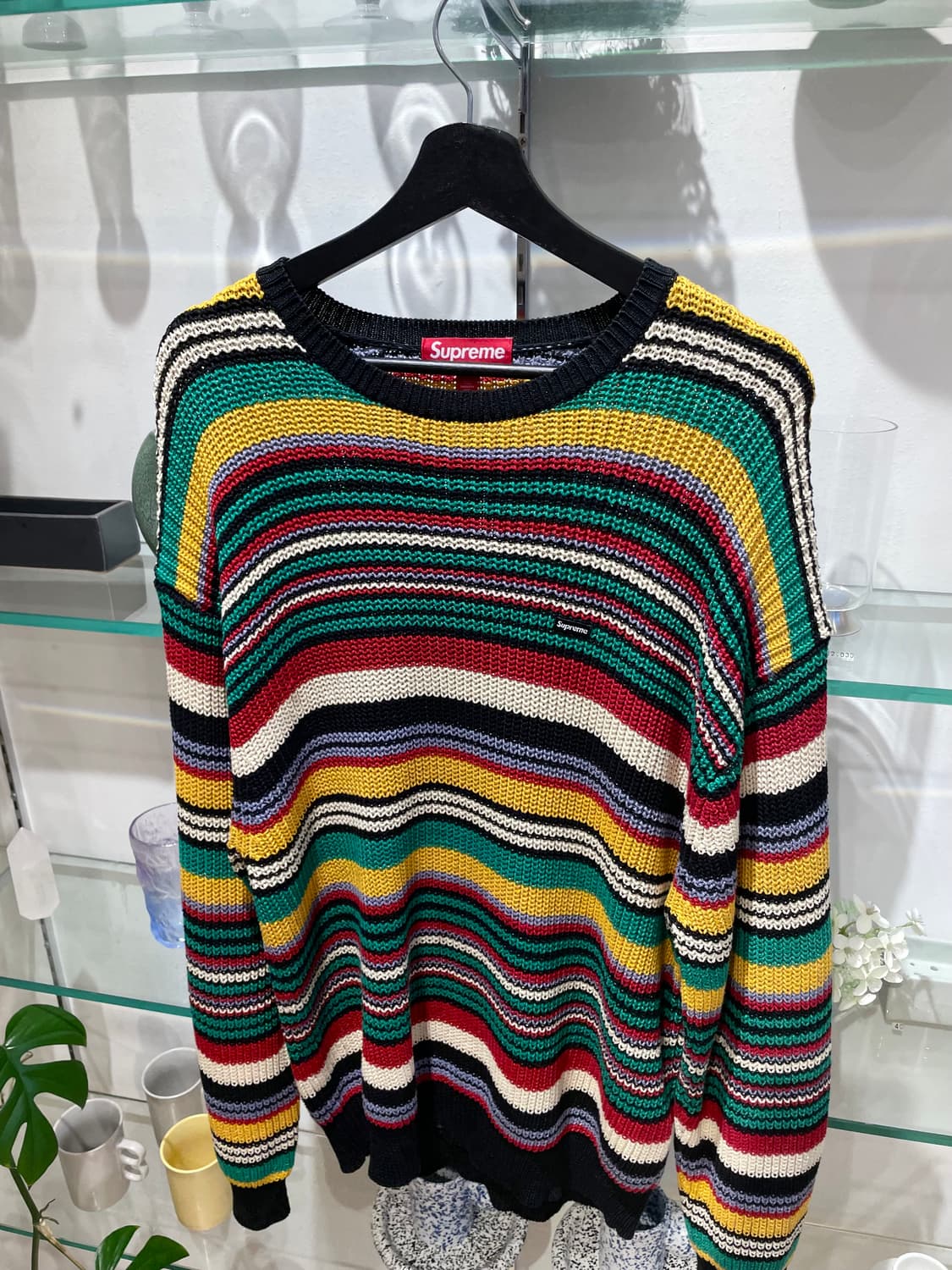 슈프림 small box ribbed sweater 상품이미지3