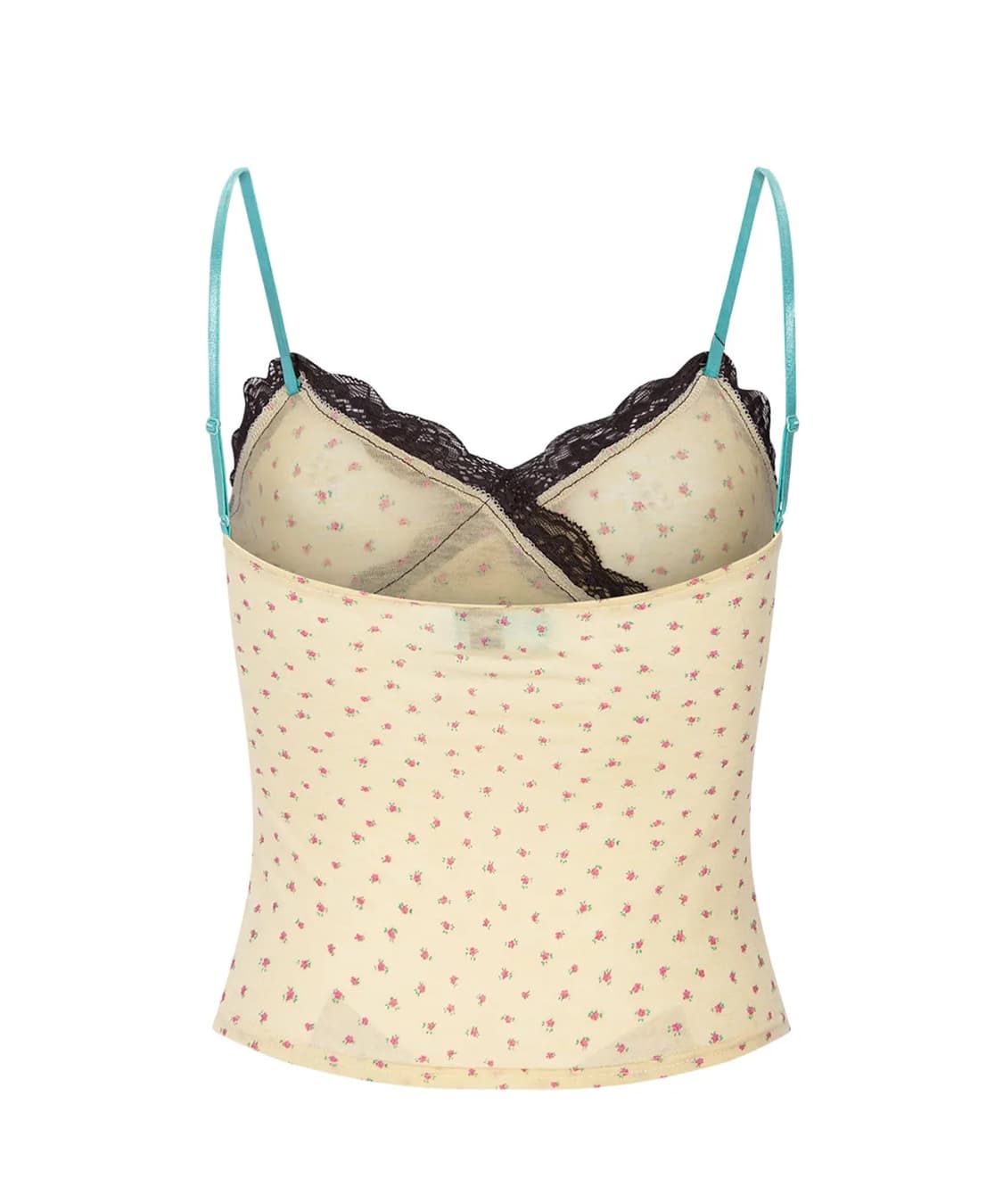 플노팔 나시 Flora Lace Sleeveless Top (Lemon) 상품이미지3