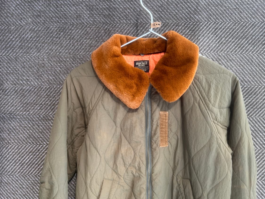 Duble name 퀄팅 해링턴자켓 상품이미지2