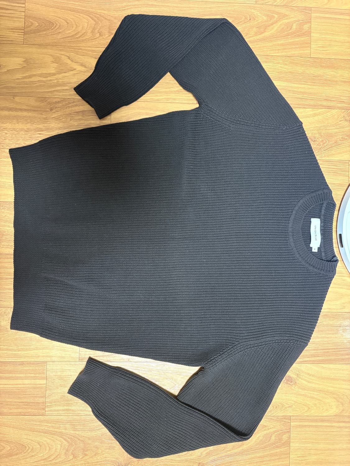 유니온블루 하드 트위스트 캠퍼 니트 딥브라운 M사이즈 팝니다 상품이미지3