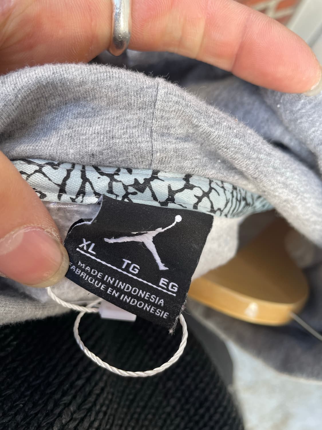 나이키 조던 에어 그레이 후드 상품이미지7