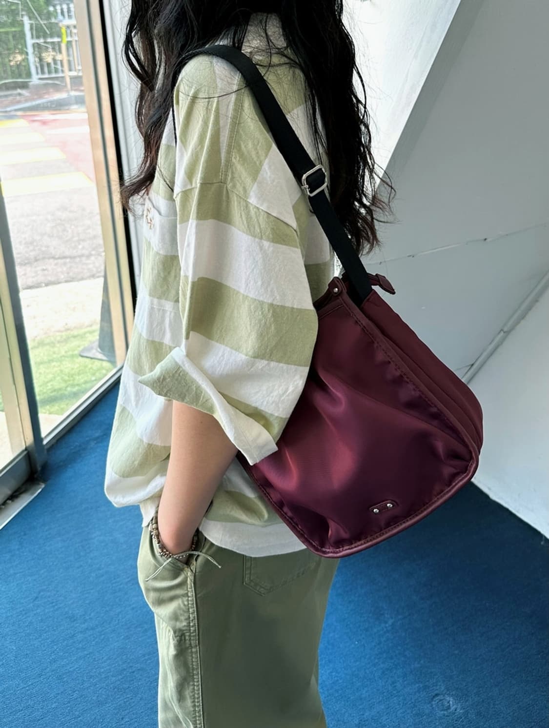 Design stitch border stripe over t-shirt 상품이미지9