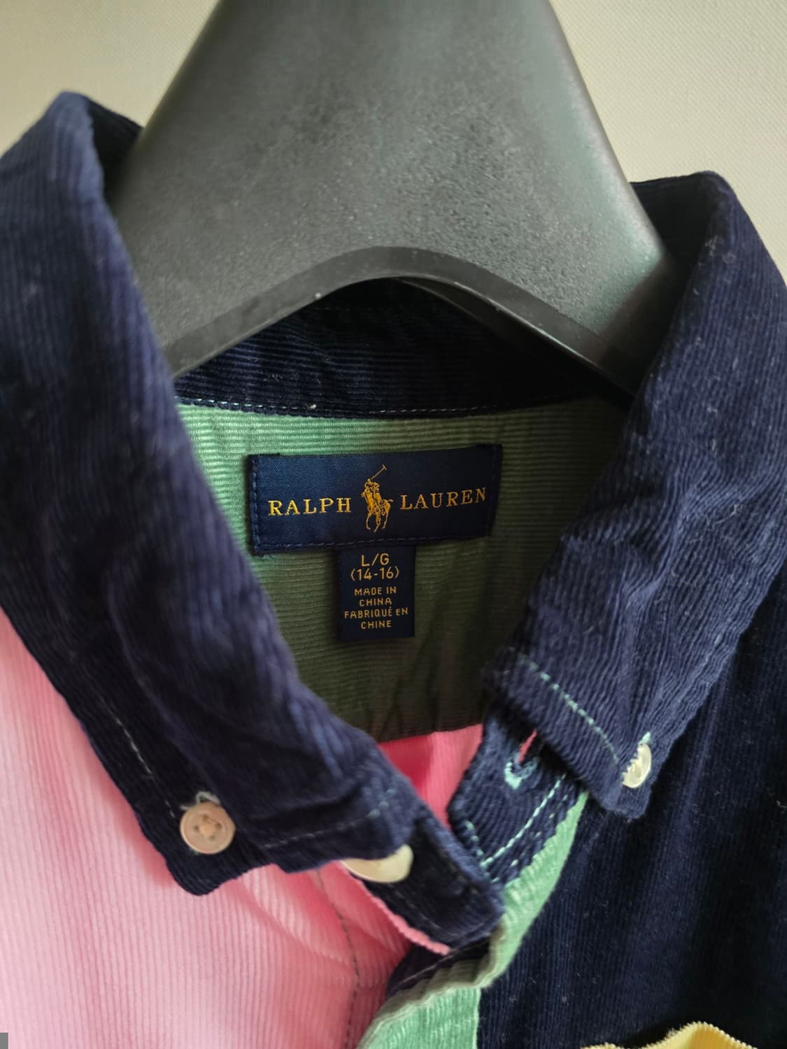 Polo Ralph Lauren] 폴로 보이즈 컬러블록 버튼다운 셔츠 상품이미지3