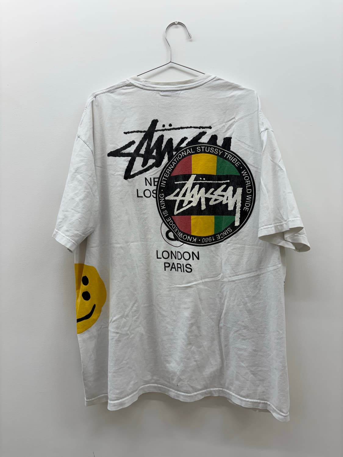 스투시 x CPFM USA 2019 티셔츠 화이트 상품이미지4