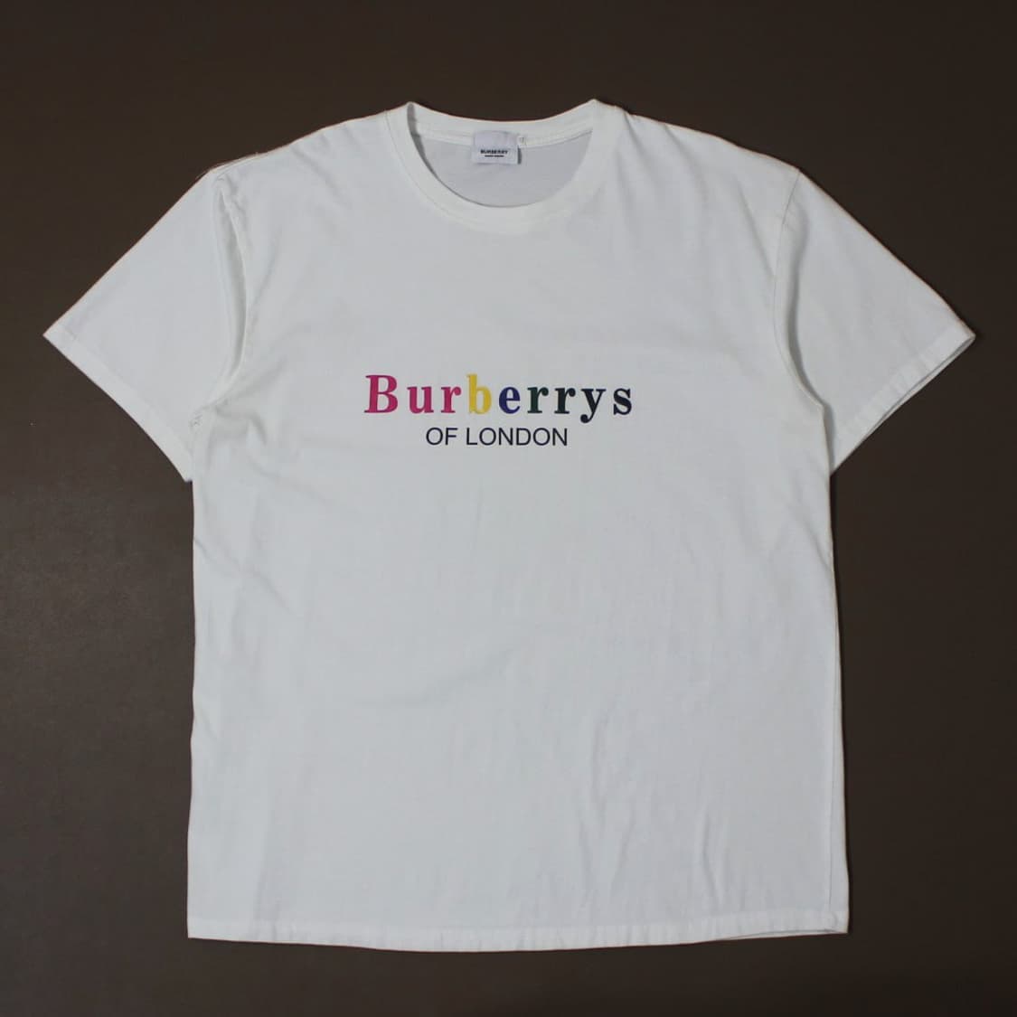 Burberry 버버리 레인보우 화이트 반팔 상품이미지1
