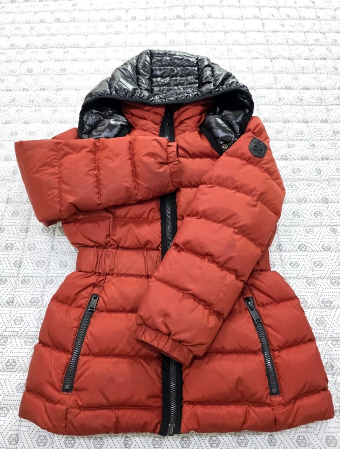 무스너클 키즈 4~6세 패딩 S/P 오렌지 상품이미지1