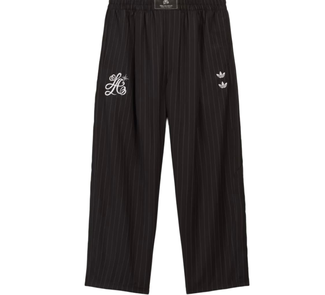 S M L XL 아디다스 윌리차바리아 핀스트라이프 트랙 팬츠 블랙 판매 상품이미지1