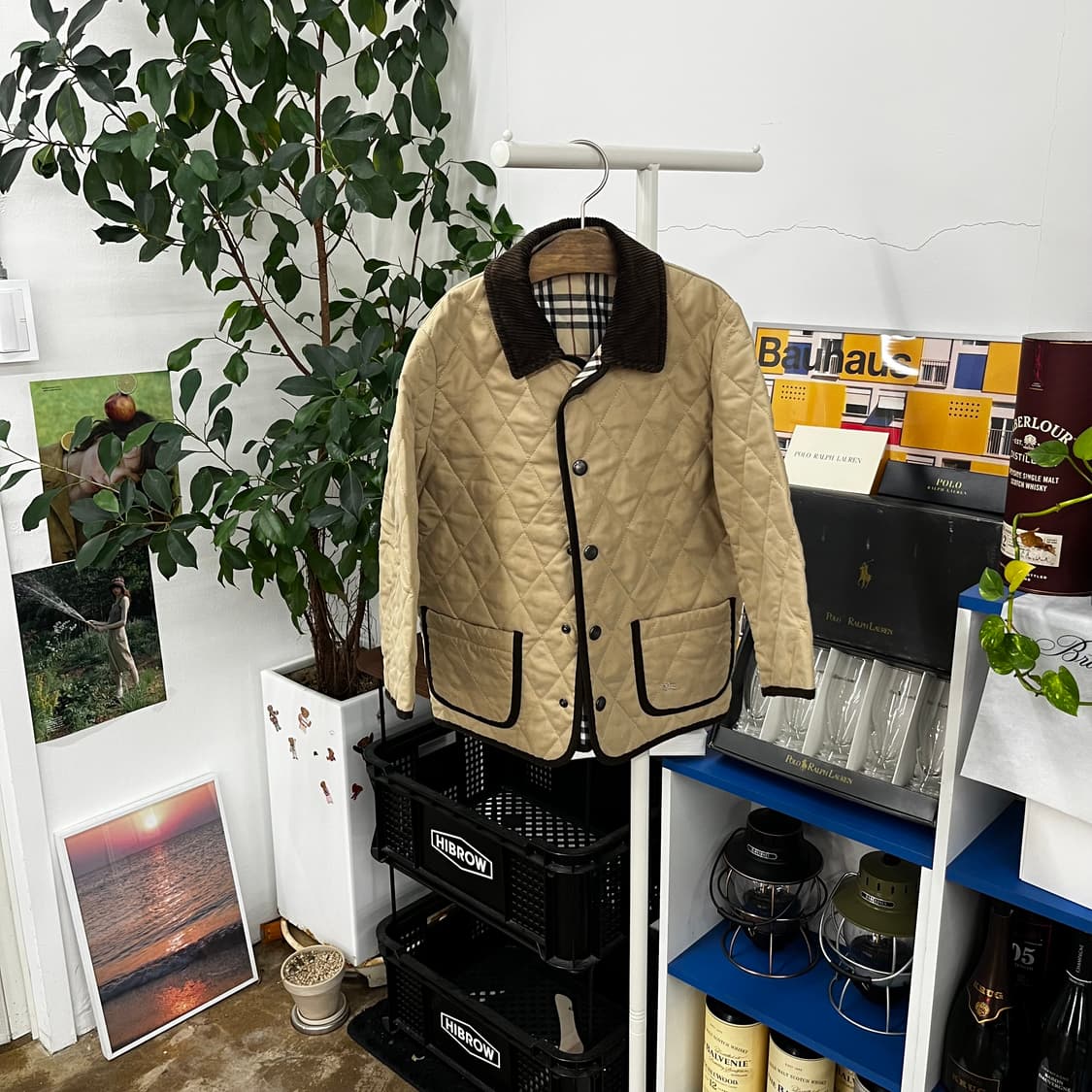 버버리 키즈 퀼팅자켓 4y 상품이미지1