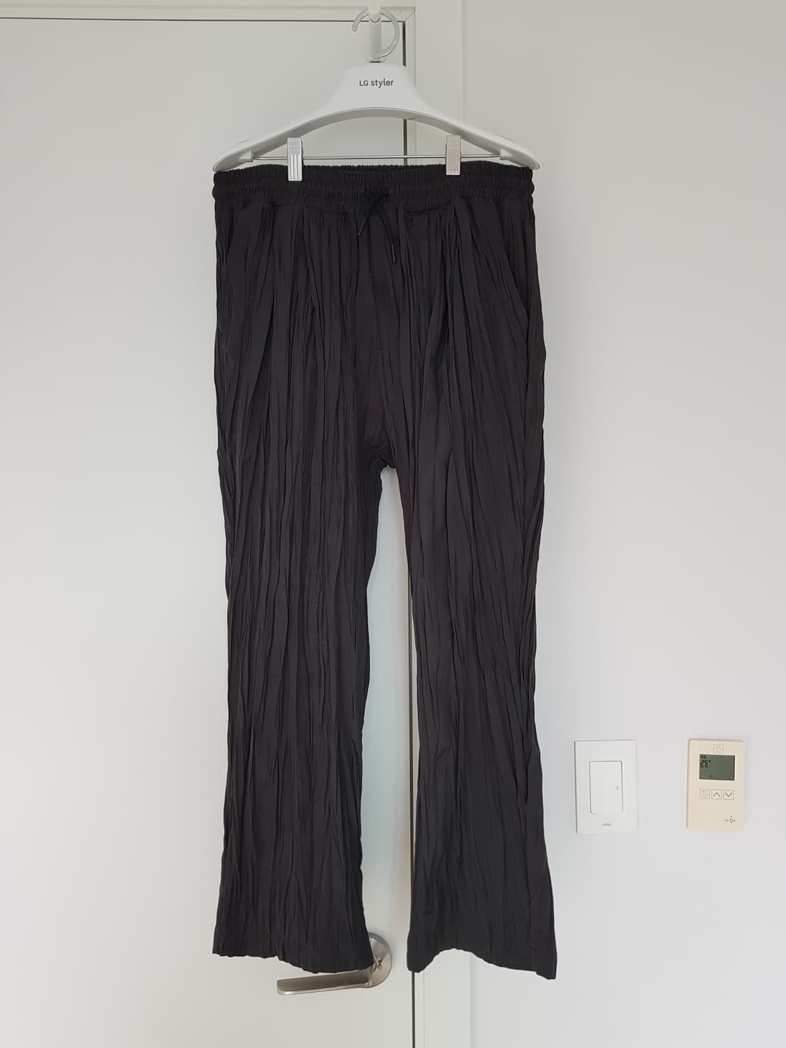 [78] 일꼬르소 플리츠 팬츠 바지 다크 그레이 상품이미지1