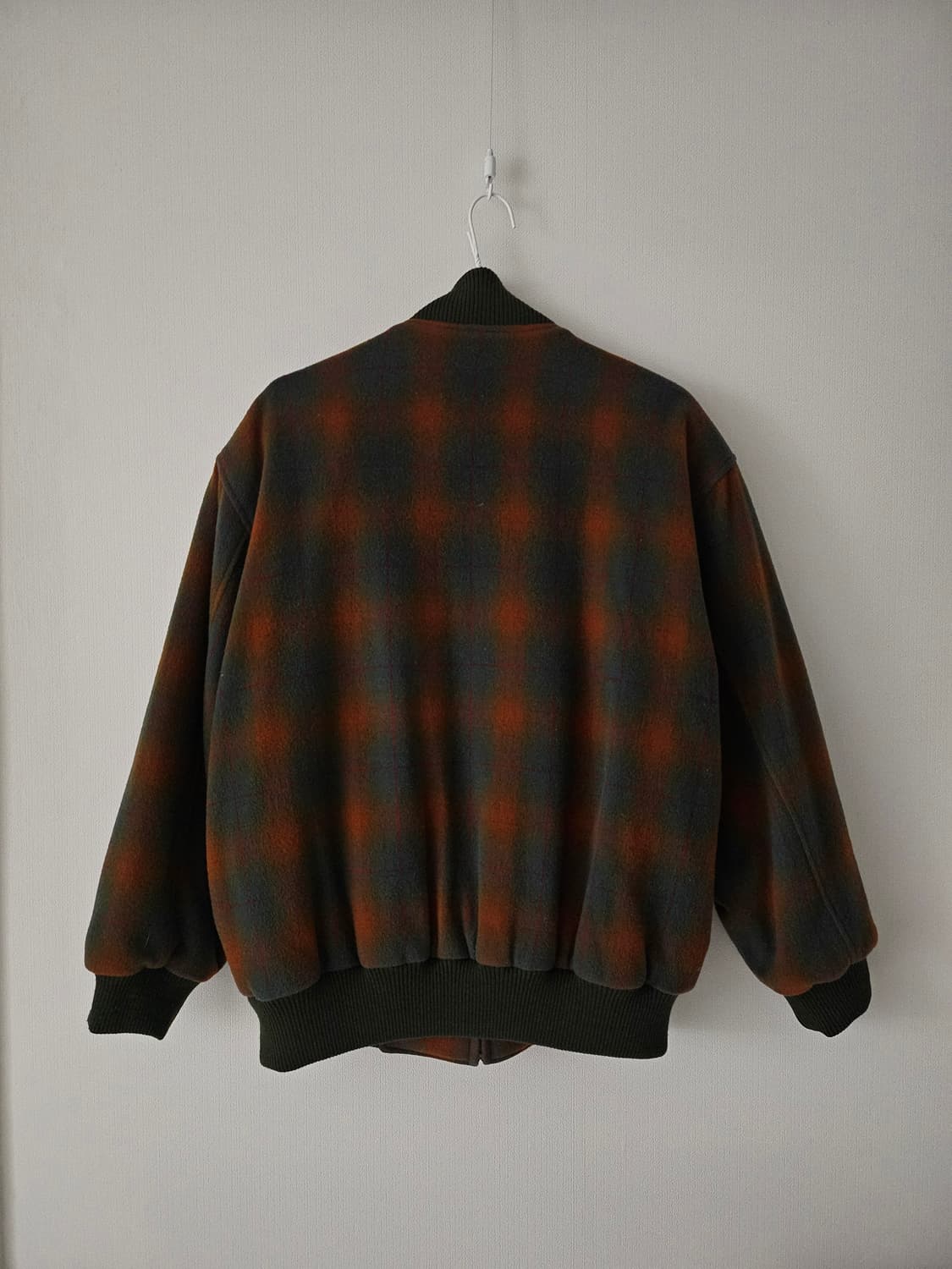 빈티지 타탄체크 봄버자켓 상품이미지2