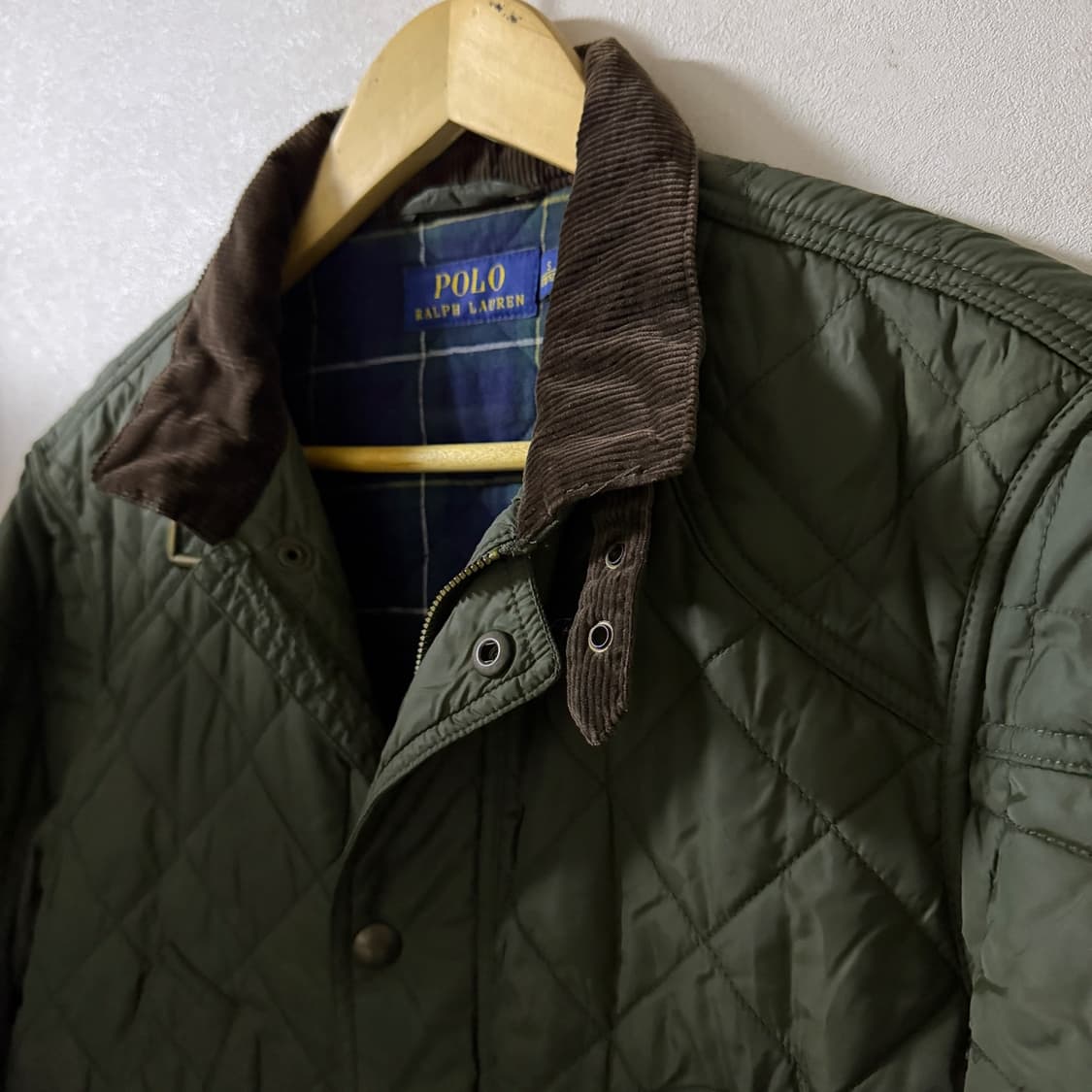 폴로 랄프로렌 코듀로이 퀄팅 자켓 S  상품이미지10