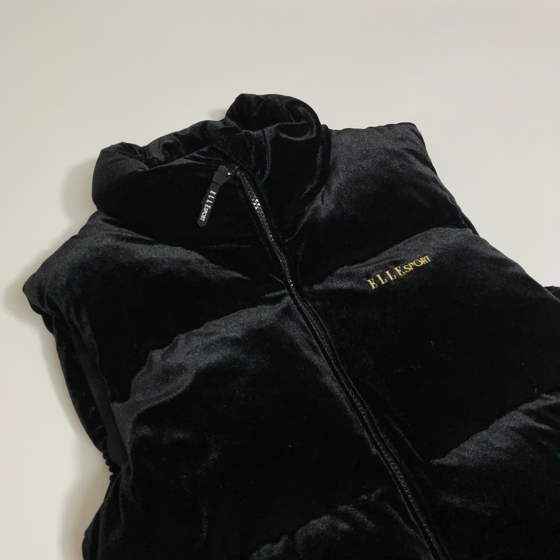 엘르 벨벳 패딩조끼 s 상품이미지3