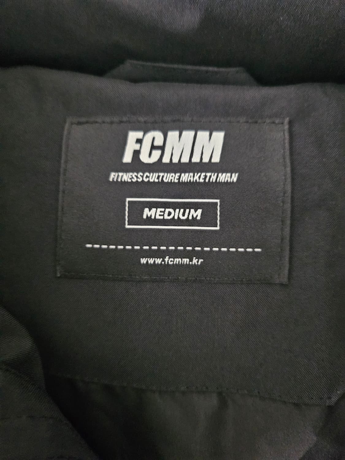 FCMM 클럽 팀 파이핑 숏 패딩 블랙 M 상품이미지3