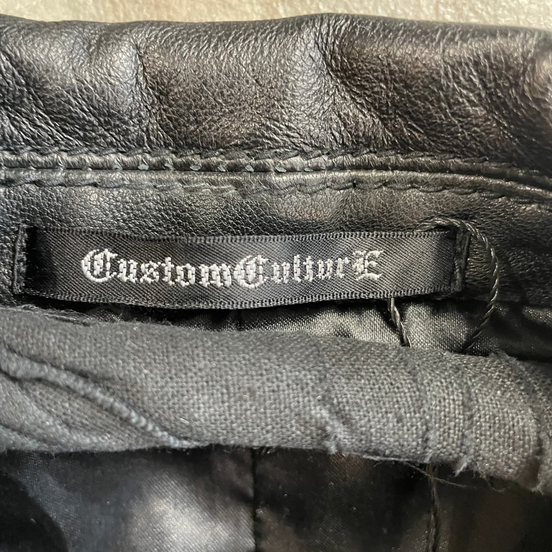커스텀컬쳐 레더 블레이저 상품이미지9