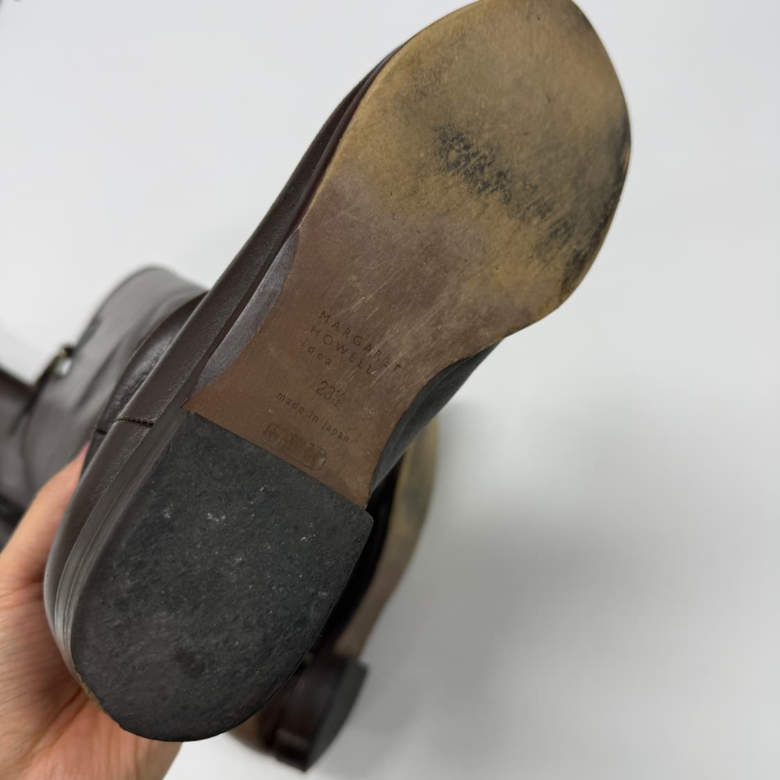 Margaret Howell side zip long boots 상품이미지6