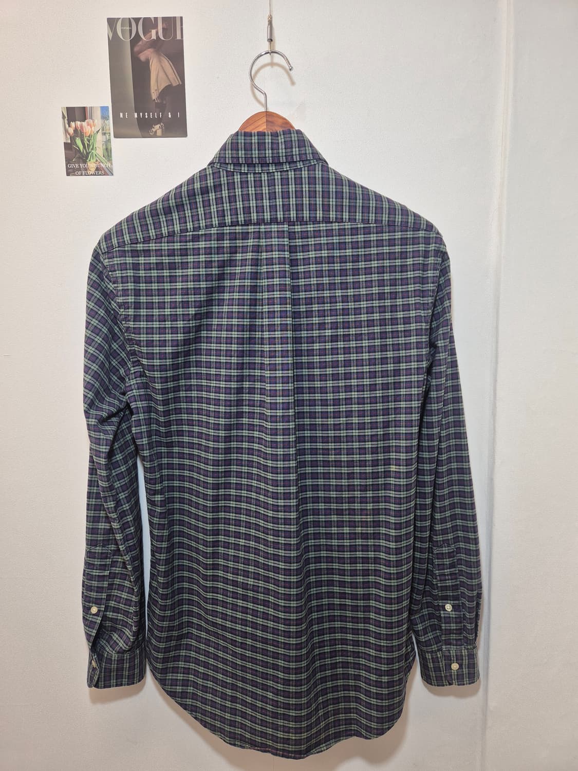 랄프로렌의 매력적인 체크 패턴 셔츠  M
사이즈  상품이미지3