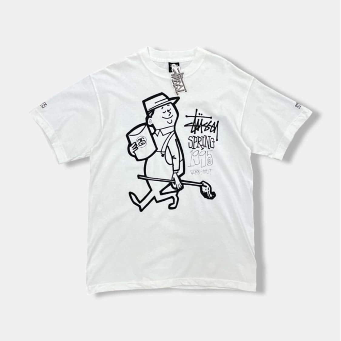 (M) 빈티지 스투시 SPRING 1995 HERITAGE XXV 반팔티 상품이미지1