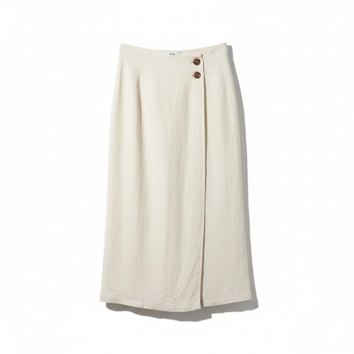 Ore 린넨 랩 스커트 아이보리 상품이미지1