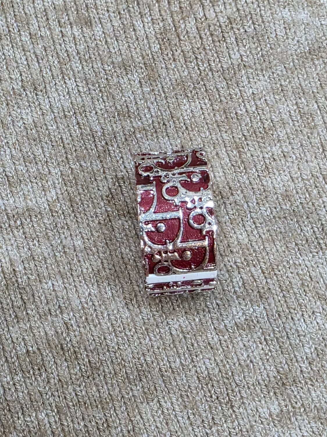 디올 오블리크 트로터 dior 반지 레드 상품이미지4