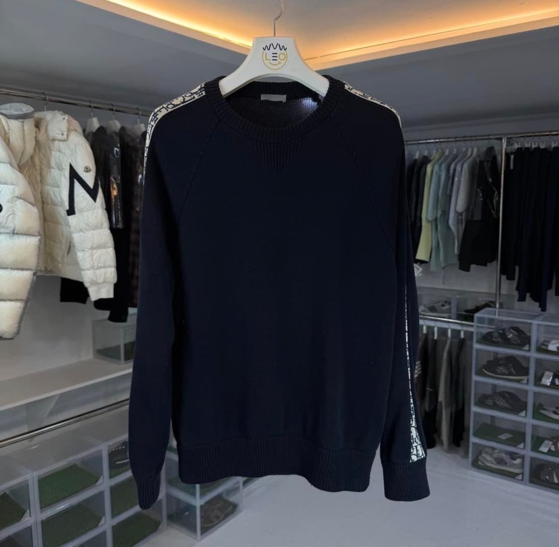 [리오브] 디올 오블리크 인서트 니트 상품이미지1