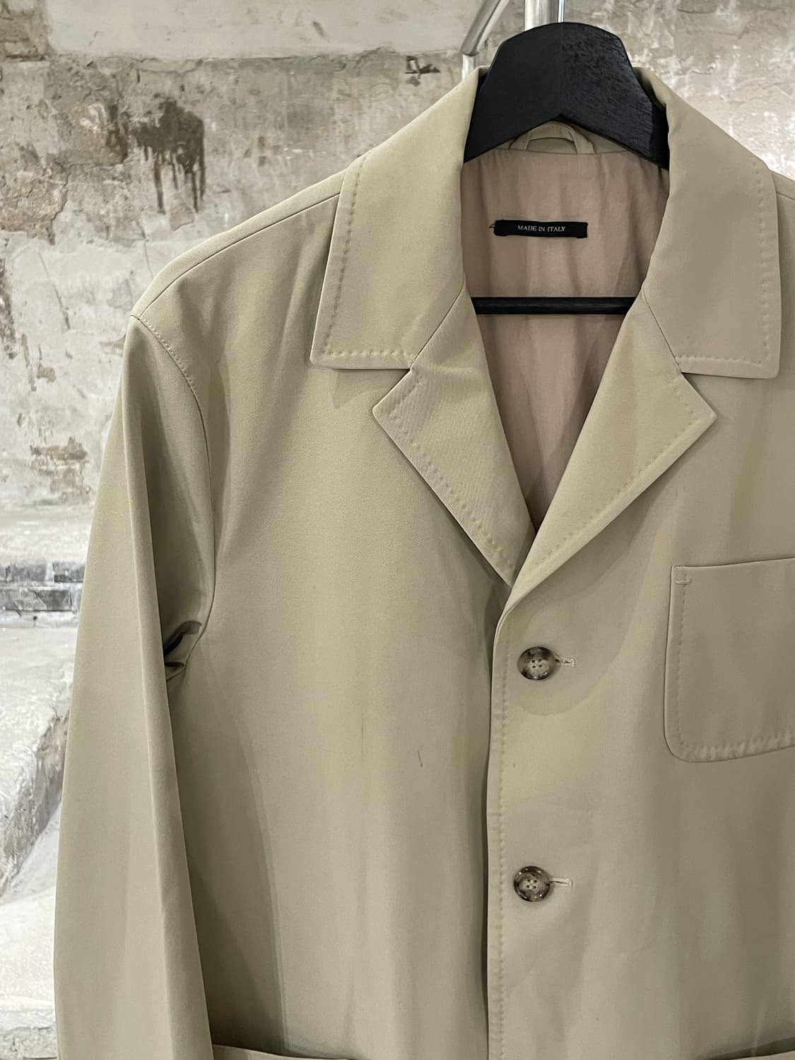 프라다 베이지 멀티 포켓 3B 폴리에스터 블레이저 상품이미지2