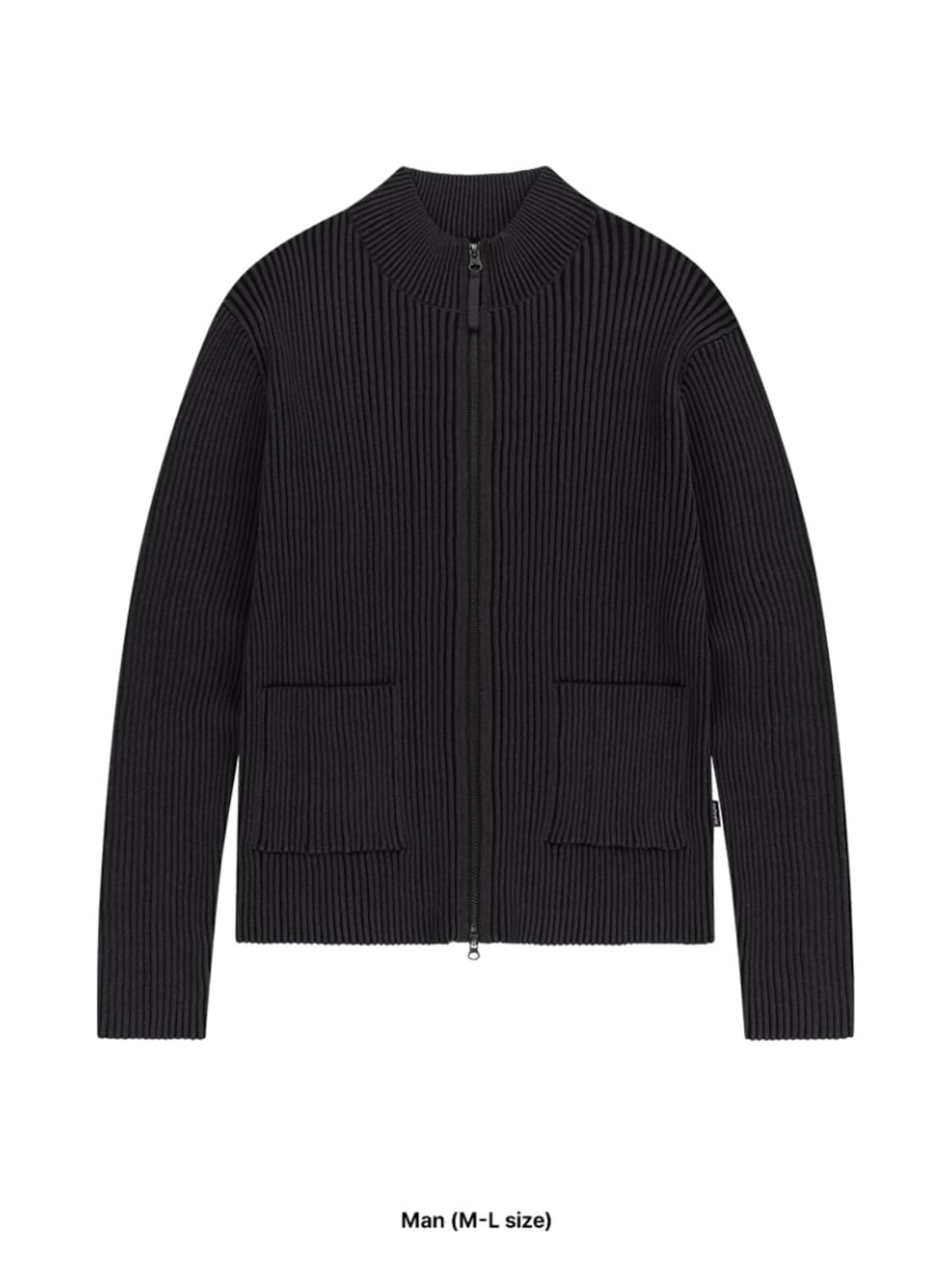 [마하그리드/⭐️새상품] TWO TONE ZIP UP CARDIGAN ( 상품이미지1