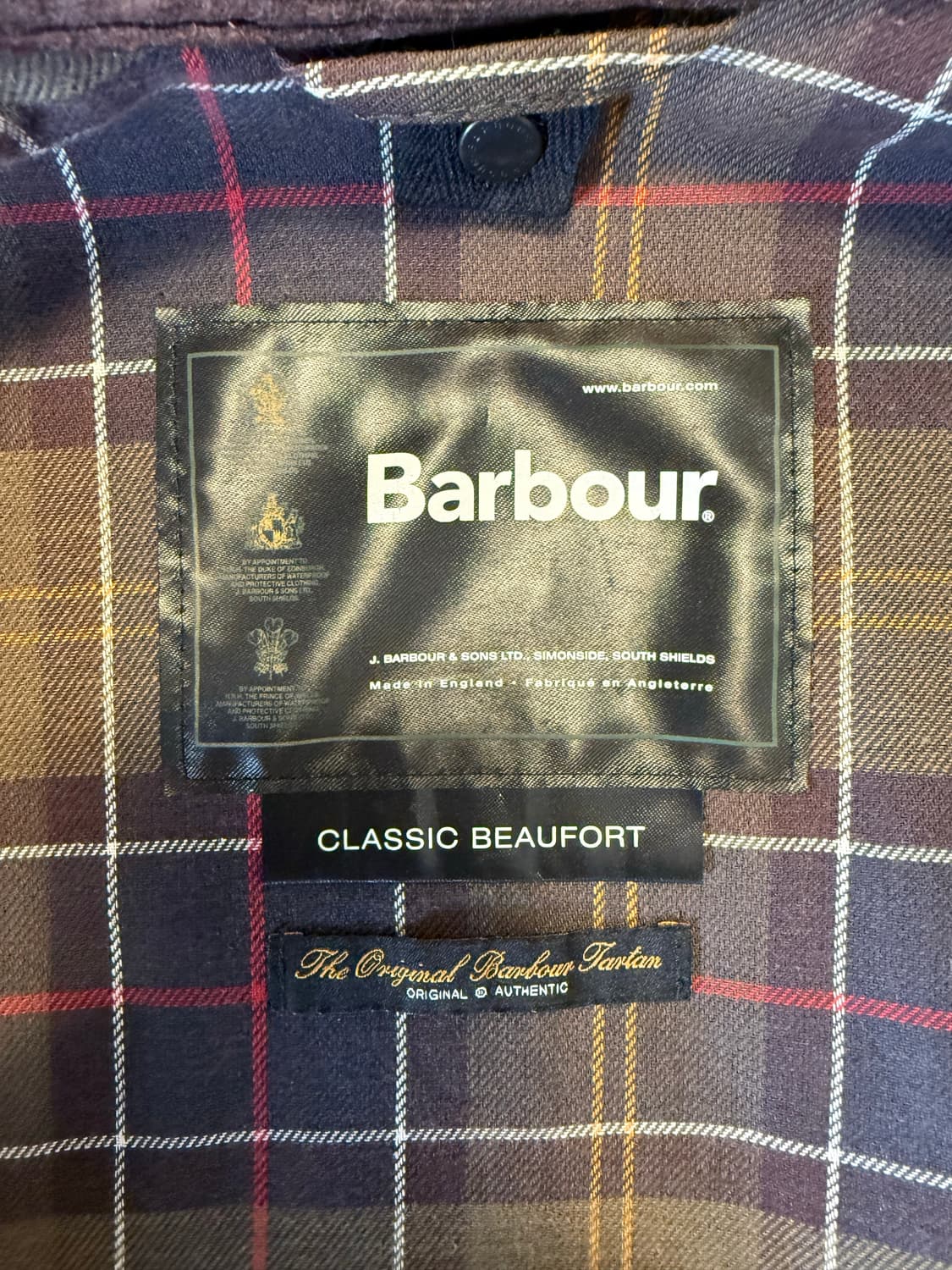 바버 뷰포트 C36 영국산 왁스 자켓 상품이미지8