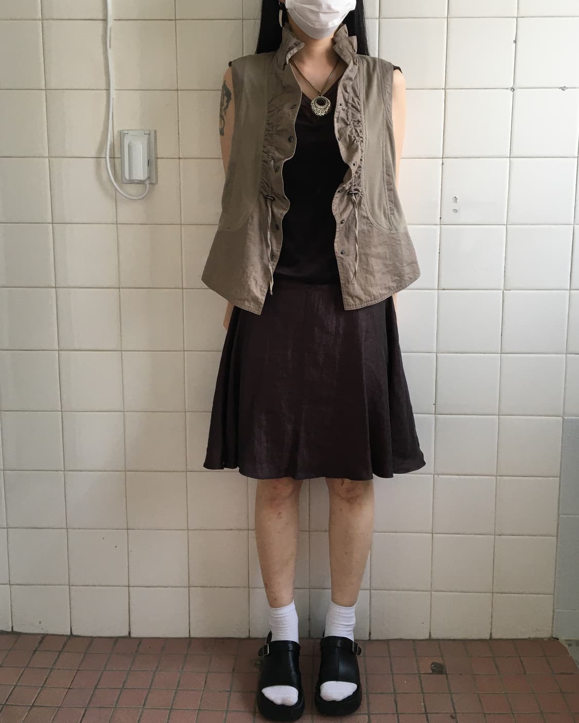 Ruffle point vest 상품이미지6