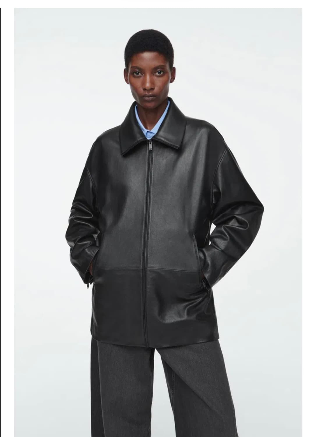 cos 가죽자켓 새상품 상품이미지6