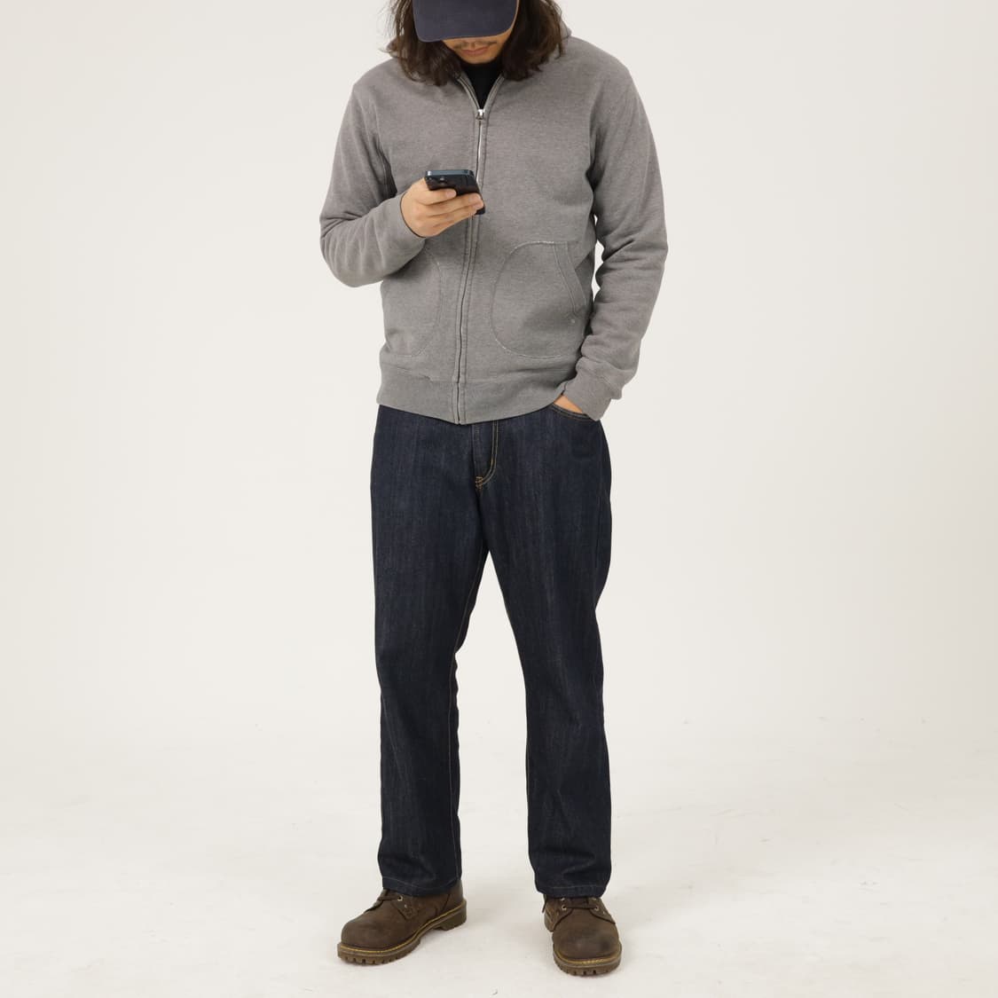 빔즈 그레이 후드 집업 상품이미지10