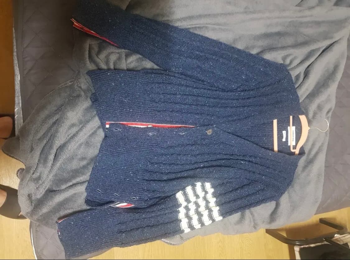 톰브라운 도네갈 가디건 네이비 3 상품이미지3