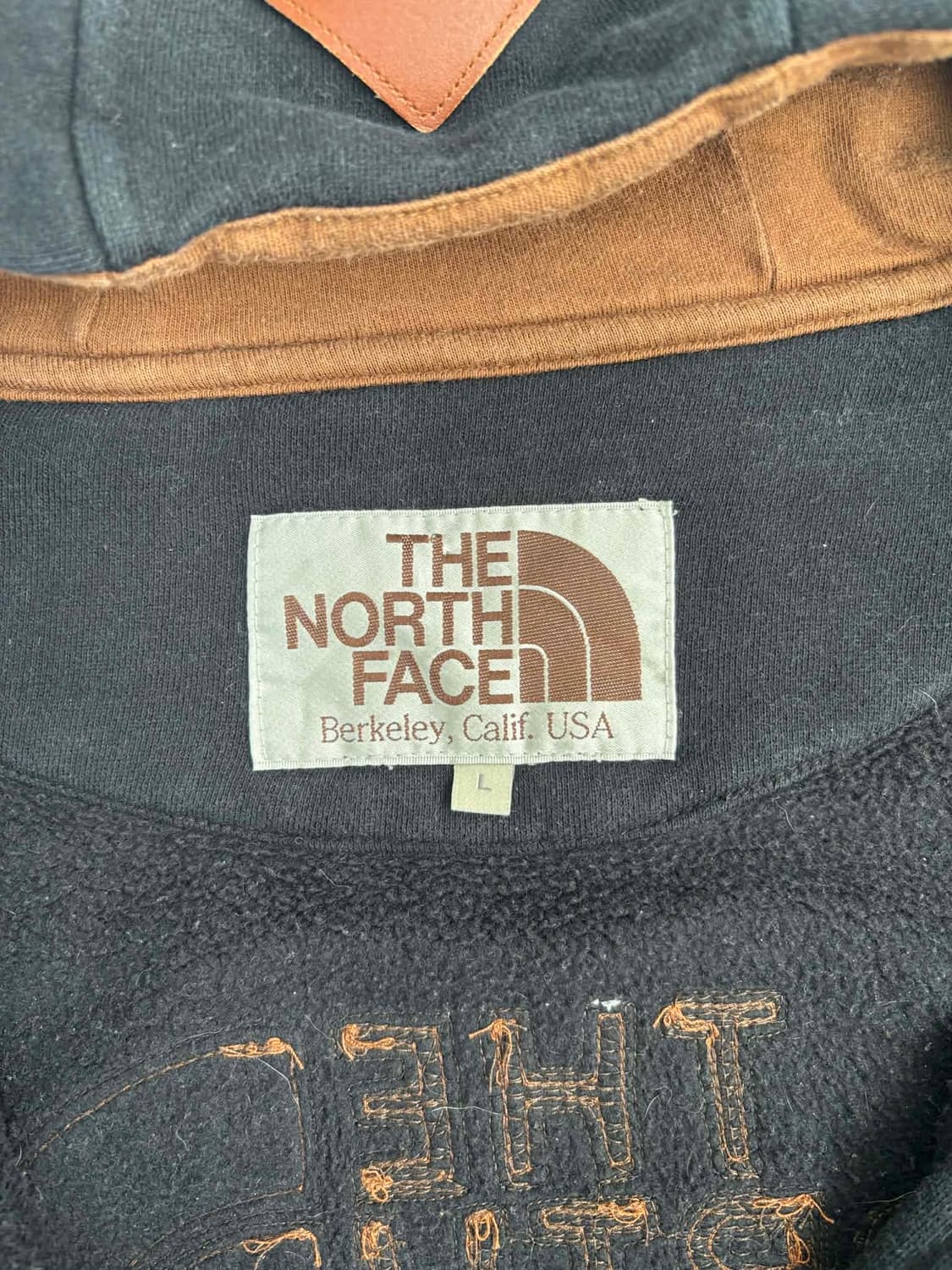 노스페이스 초코브라운 핀터깔 러블리힙 스웻 후드집업 희귀져지(L) 상품이미지4