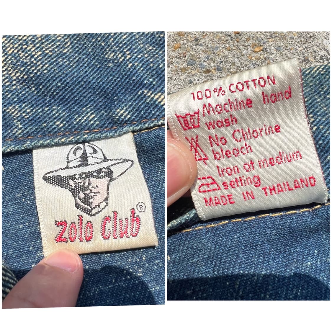 90’s Zolo Club 데님 봄버 자켓 상품이미지10