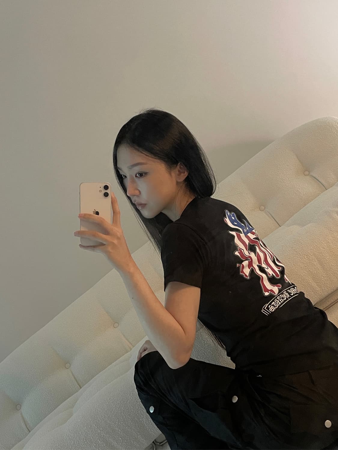 크롬하츠 성조기 브이넥 티셔츠 상품이미지6