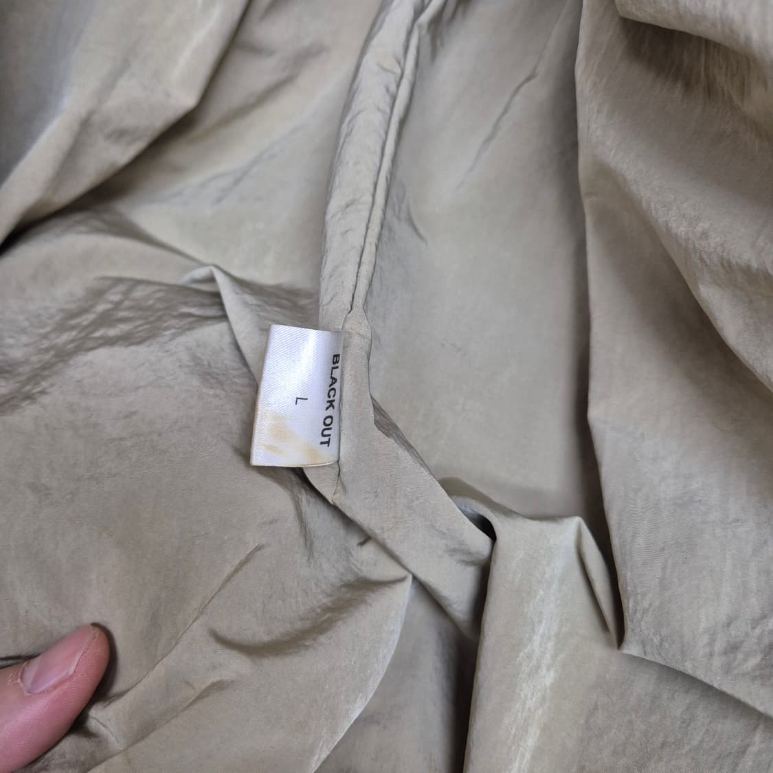 블랙아웃 오버다이 구스다운 L 상품이미지5