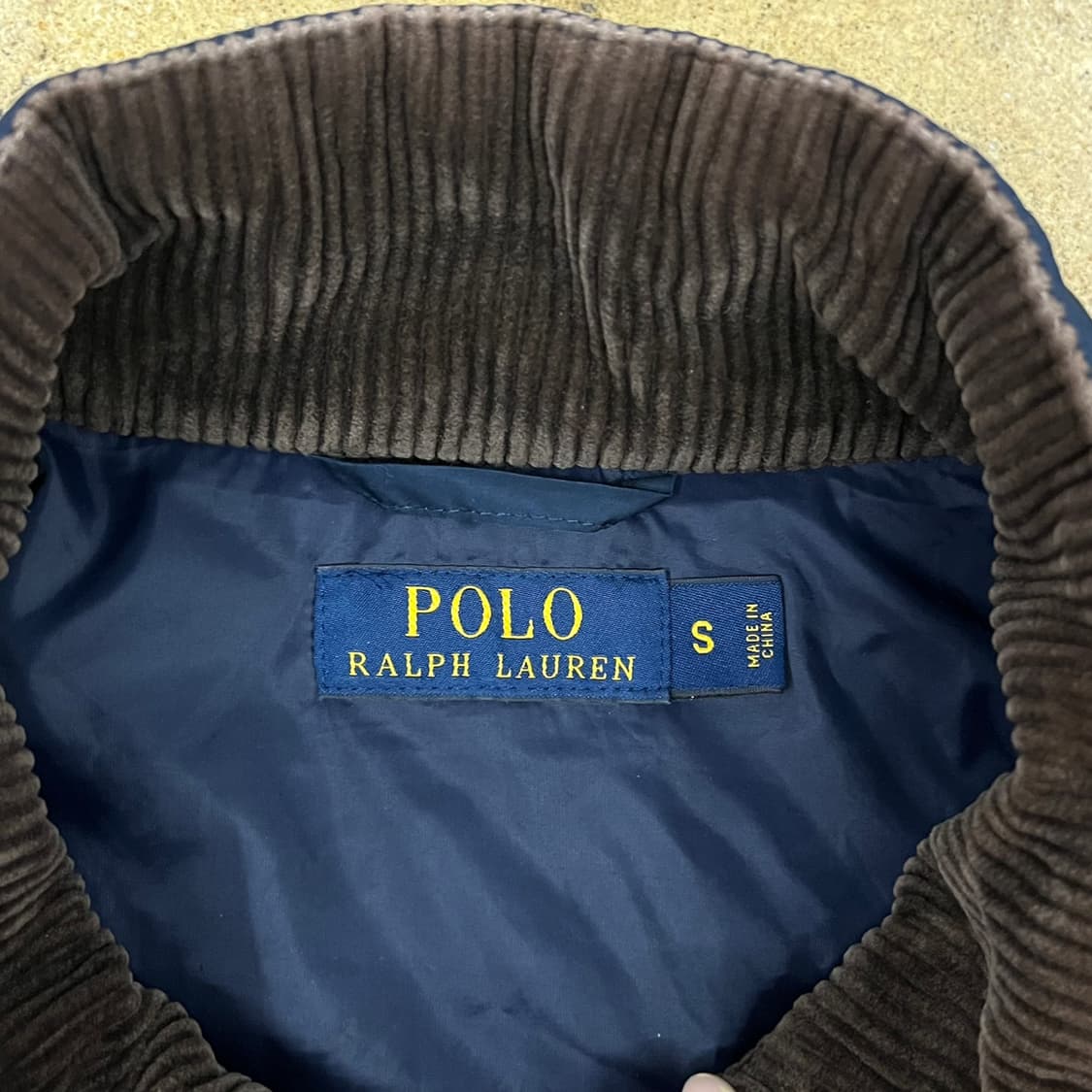 [정품/S] 폴로 랄프로렌 네이비 퀼팅 자켓 b16 상품이미지5