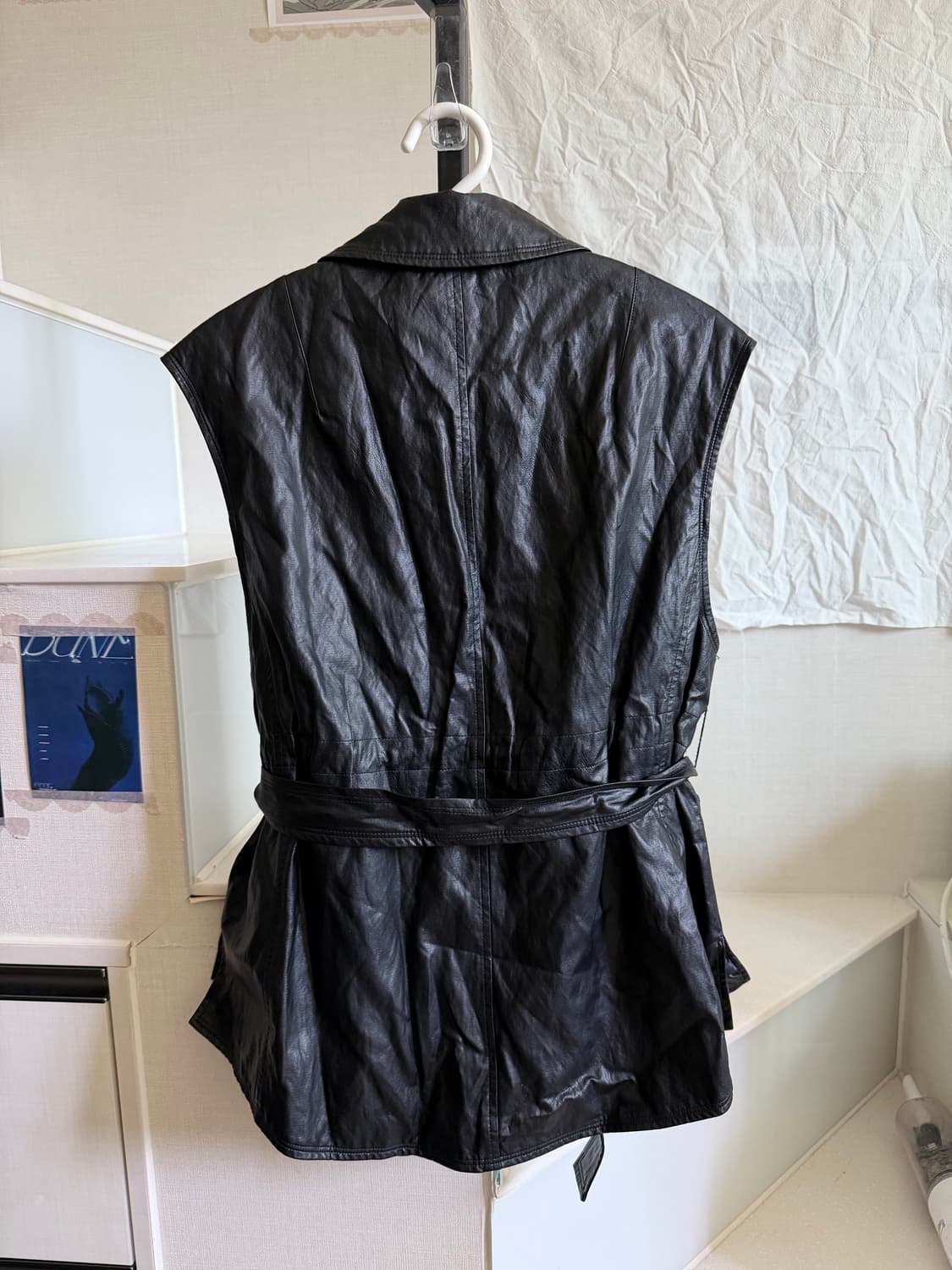 빈티지 레더 베스트 자켓 상품이미지2