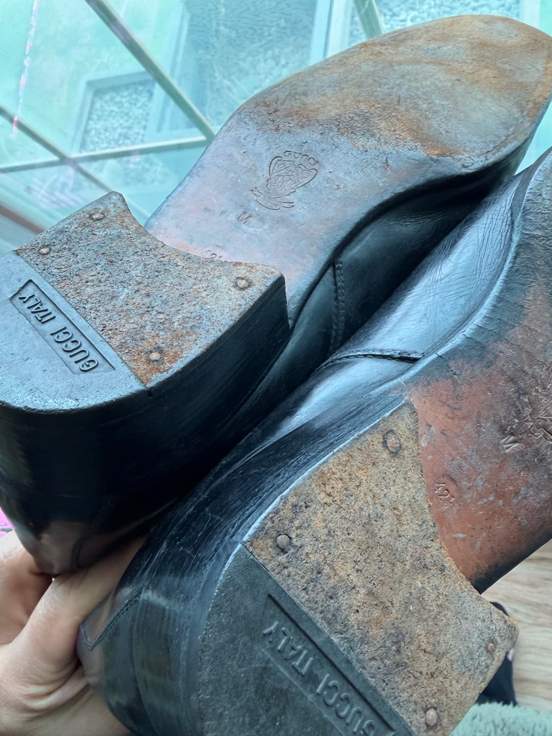 빈티지 구찌 Gucci Leather Ankle Boots 상품이미지10