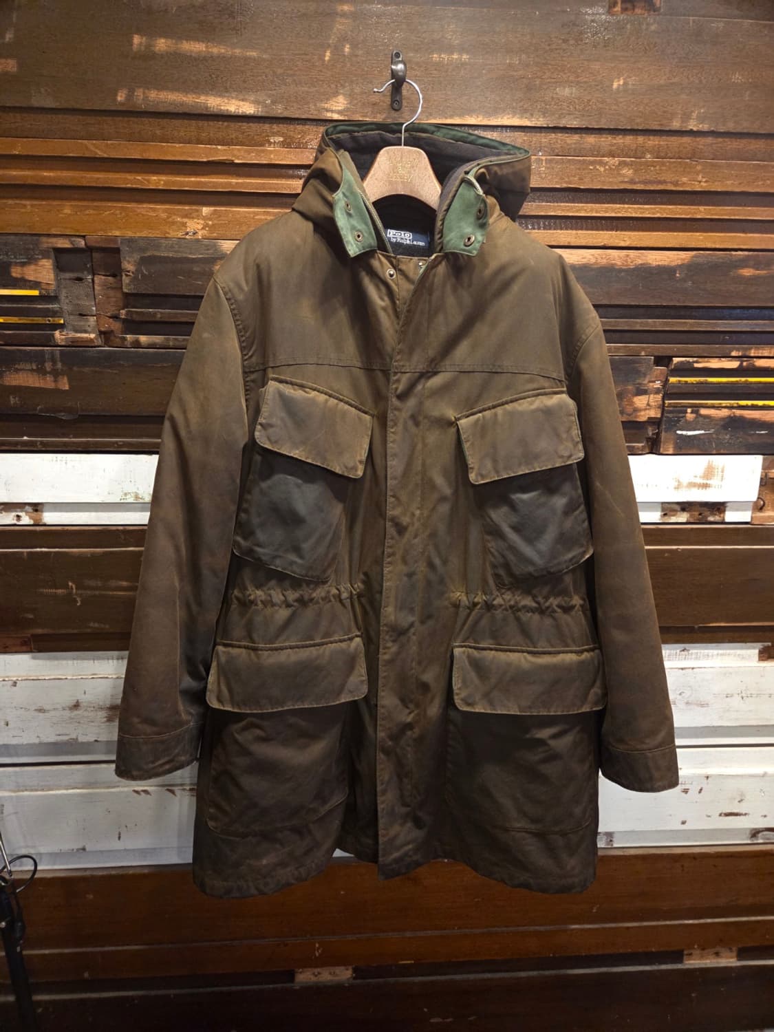 90'S 폴로랄프로렌 왁스코팅코트 상품이미지10