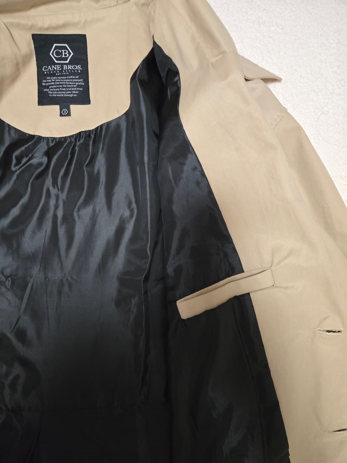 오버사이즈 트렌치코트 상품이미지7