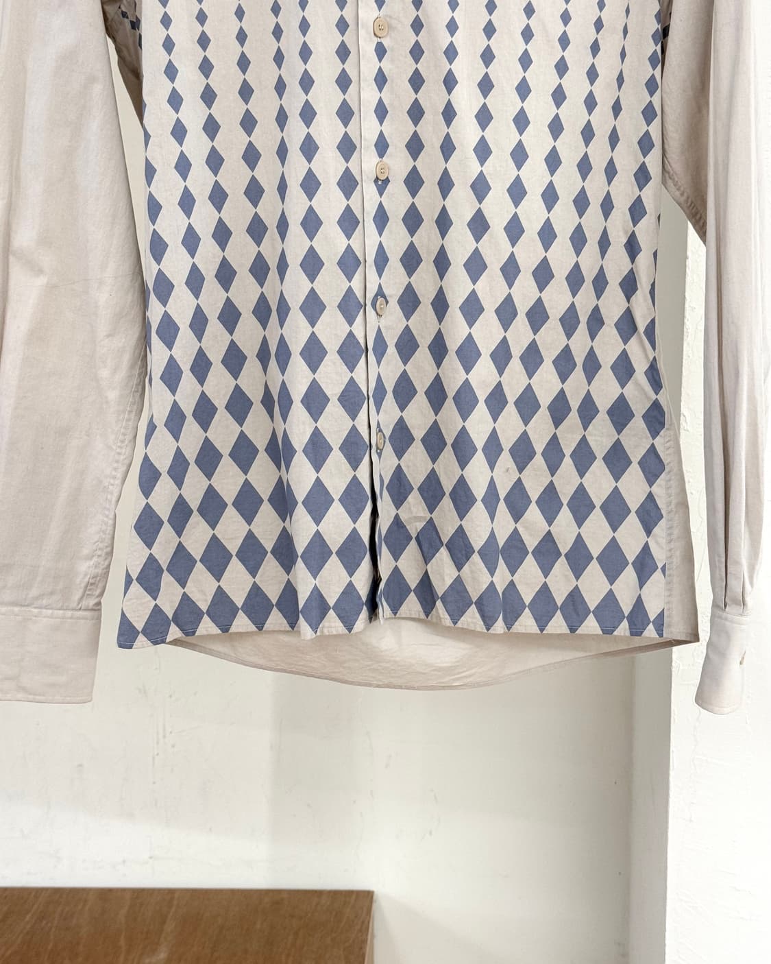 보테가 베네타 웜그레이 다이아몬드 패턴 셔츠 상품이미지5