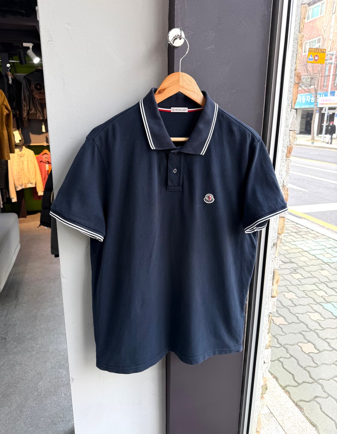 XL/ 몽클레어 에센셜 와펜 패치 PK 반팔 상품이미지3