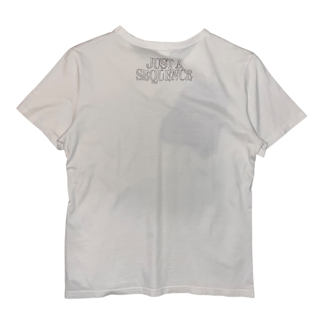 해골 레이스 큐빅 프린팅 반팔티 키치갸루펑크y2k 상품이미지3