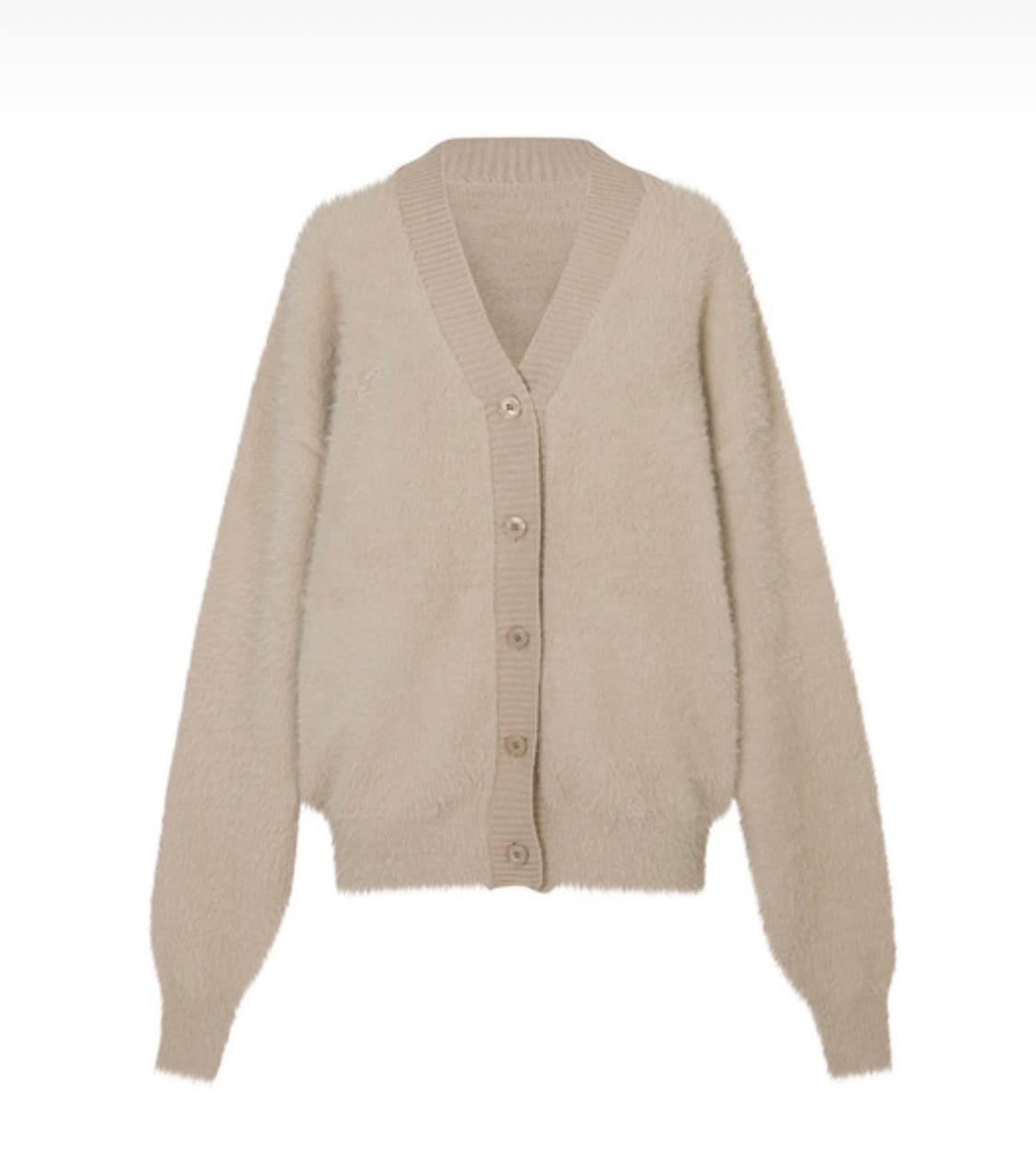 [페인오어플레져 EVA FUR CARDIGAN beige 상품이미지1