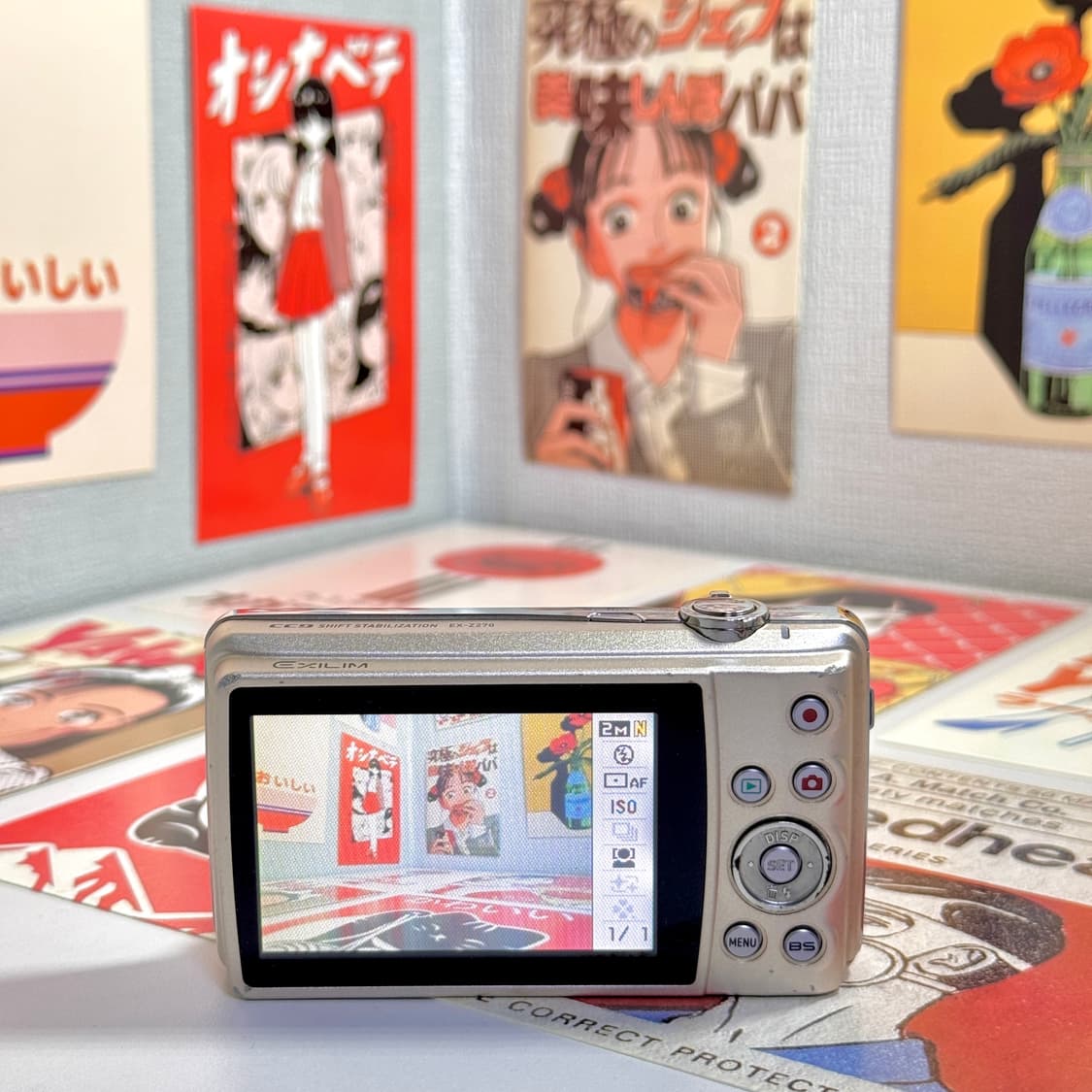 카시오 엑슬림 EX-Z270 실버 빈티지디카 상품이미지2