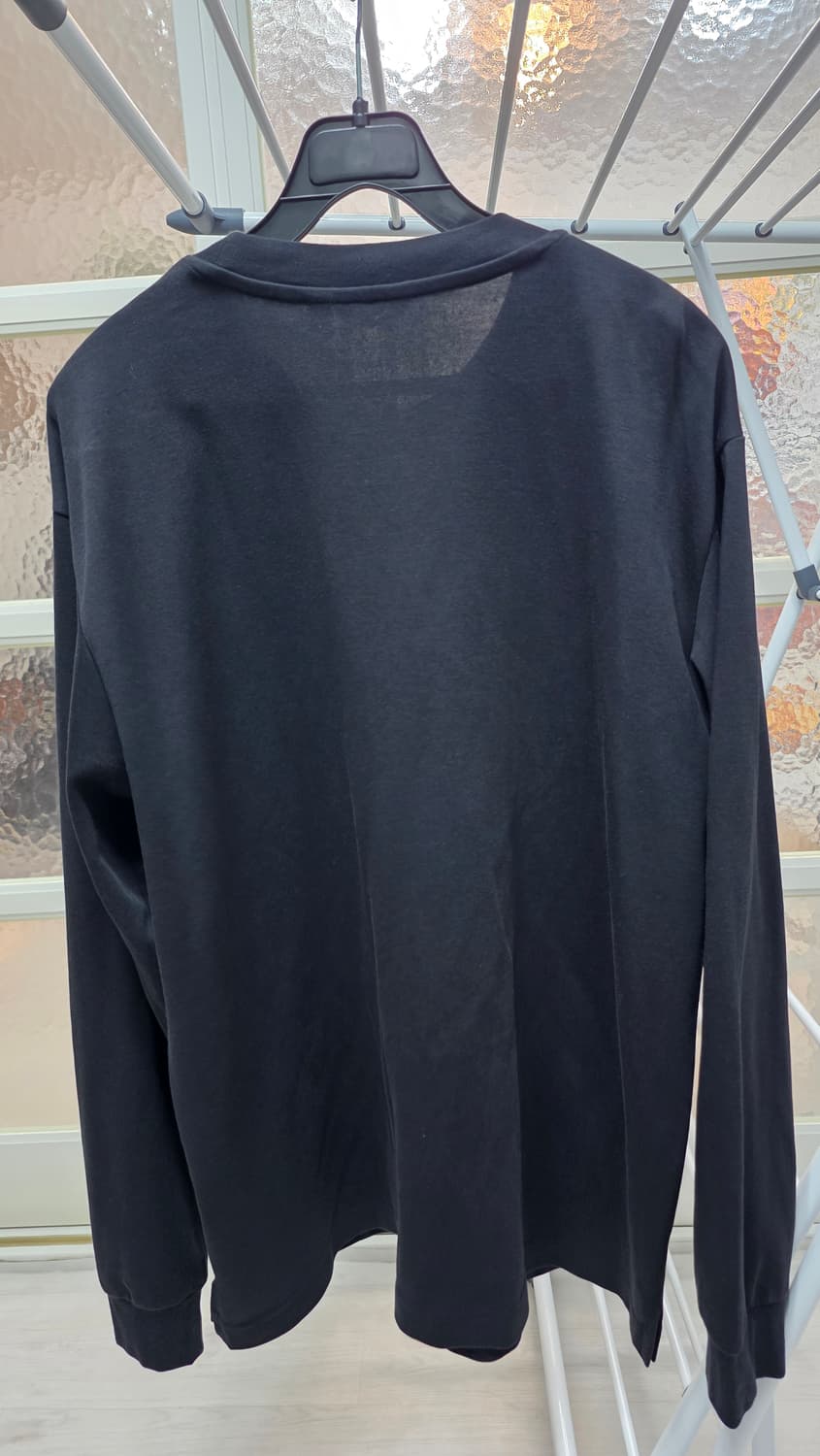 유니클로U 에어리즘 코튼크루넥 2종 (블랙 네이비) 상품이미지5