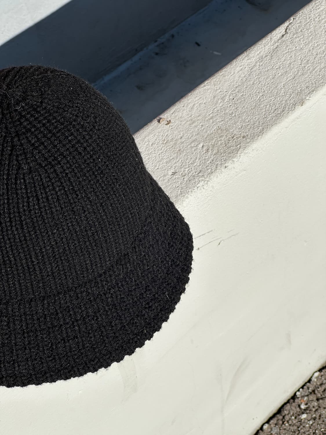 [M-L] GU 블랙 니트 버킷햇 모자 상품이미지2