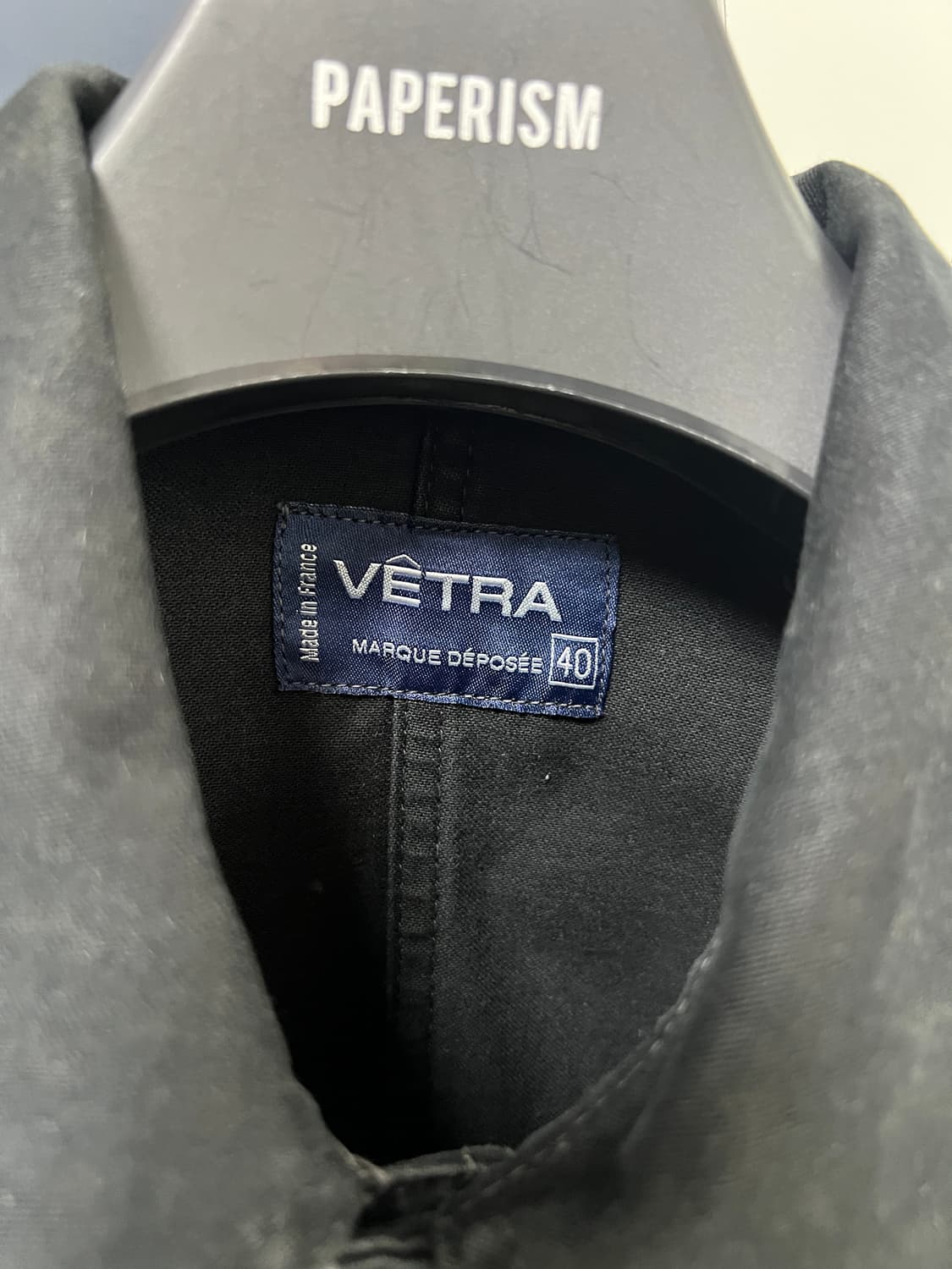 택포15) 베트라 몰스킨 프렌치 워크자켓 블랙 100 상품이미지4