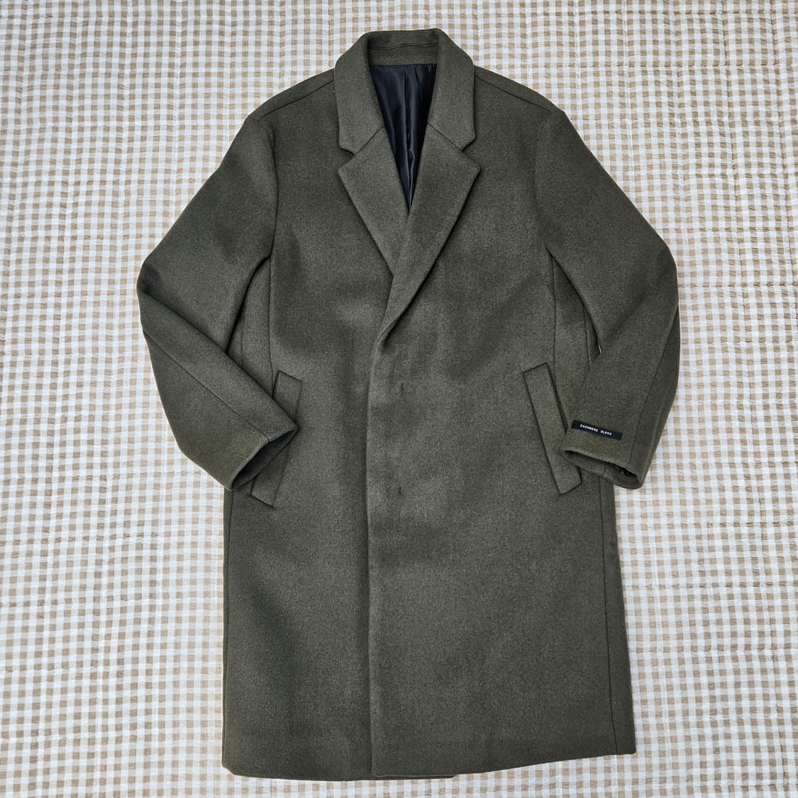 마인드브리지 울 캐시미어 롱코트 남자100 상품이미지1